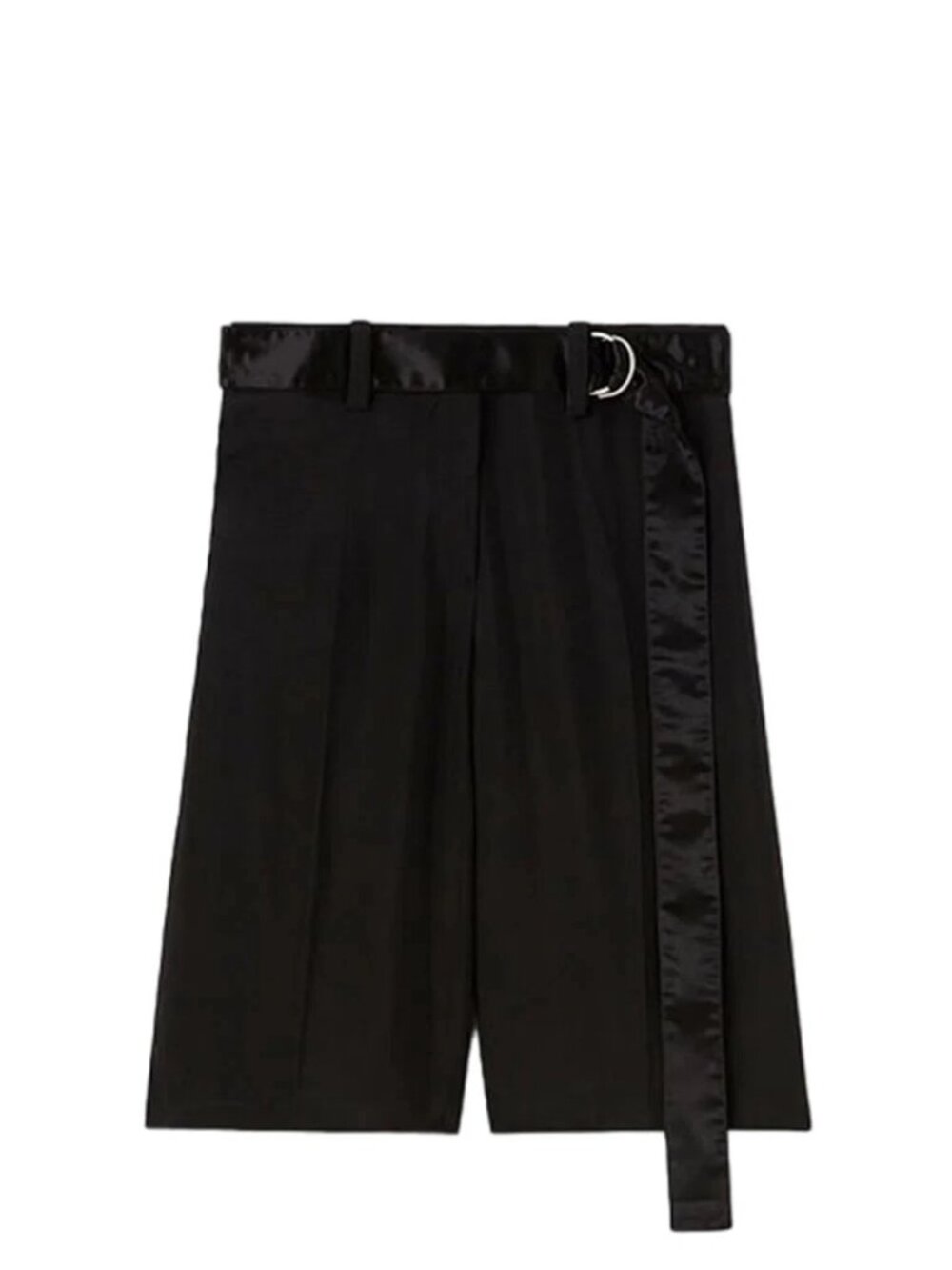 Jil Sander Belted Shorts Black Sz 36